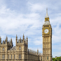 Buy canvas prints of London - Big Ben and Houses of parliament by Jeanette Teare