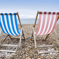 Buy canvas prints of Save me a deckchair by Jeanette Teare