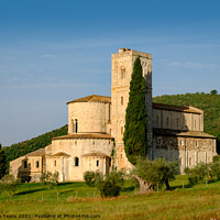 Buy canvas prints of Sant Antimo monastery, Tuscany by Jeanette Teare