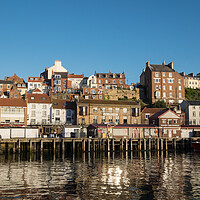 Buy canvas prints of Whitby summer morning by Jeanette Teare