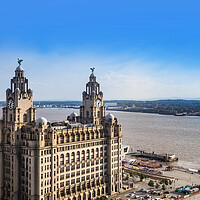 Buy canvas prints of Liver birds building, Liverpool by Jeanette Teare