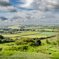 Buy canvas prints of View in the Lincolnshire wolds by GILL KENNETT