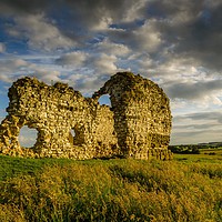 Buy canvas prints of Calceby Ruins by GILL KENNETT