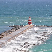 Buy canvas prints of Lighthouse in Algarve by Filipa Borges