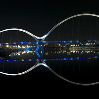 Buy canvas prints of Infinity Bridge Reflection  by Paul Welsh