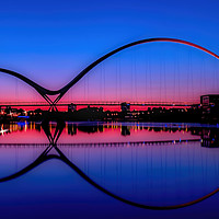 Buy canvas prints of Infinity Bridge Sunset   by Paul Welsh