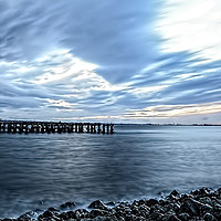 Buy canvas prints of South Gare Jetty by Paul Welsh