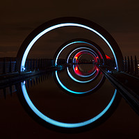 Buy canvas prints of Falkirk Wheel by Natasha Irvine