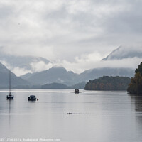 Buy canvas prints of Clouds over Derwent Water  by JUDI LION