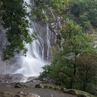Buy canvas prints of Foot of Aber Falls by JUDI LION