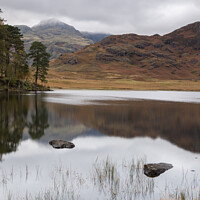 Buy canvas prints of Calm afternoon at Blea Tarn by JUDI LION