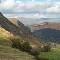 Buy canvas prints of Below Coniston Old Man by JUDI LION