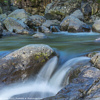 Buy canvas prints of Water flowing over rocks by JUDI LION