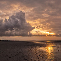 Buy canvas prints of December on West Wittering Beach by JUDI LION