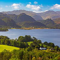 Buy canvas prints of Detail of Derwent Water in Lake District by Steve Heap