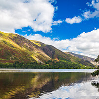 Buy canvas prints of Reflections in Buttermere in Lake District by Steve Heap