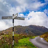 Buy canvas prints of Langdale sign in english lake district by Steve Heap