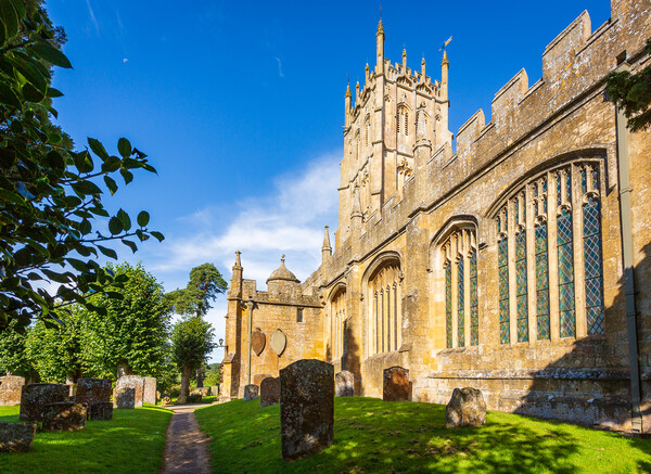 Church and graveyard in Chipping Campden Picture Board by Steve Heap