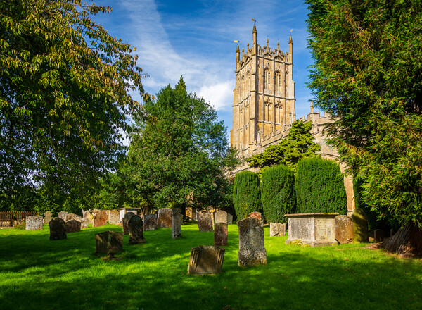 Church and graveyard in Chipping Campden Picture Board by Steve Heap