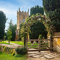 Buy canvas prints of Stanway House and St Peters Church Stanton by Steve Heap