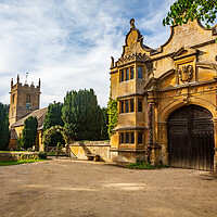 Buy canvas prints of Stanway House and St Peters Church Stanton by Steve Heap