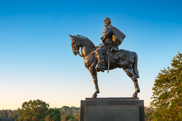 Statue of Stonewall Jackson at Manassas Picture Board by Steve Heap