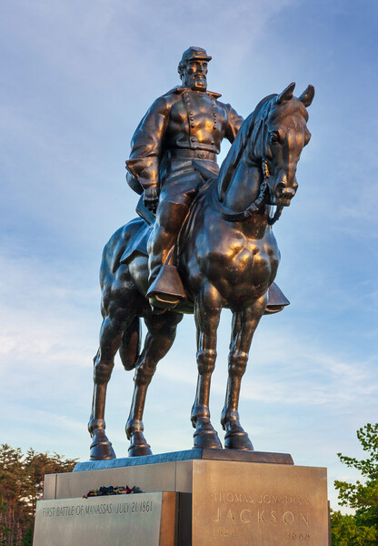Statue of Stonewall Jackson Picture Board by Steve Heap