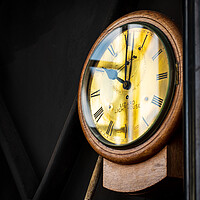 Buy canvas prints of Timeless Elegance: Antique Lighthouse Clock by Steve Heap