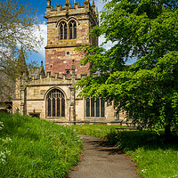 Buy canvas prints of Parish church of St Marys in Ellesmere Shropshire by Steve Heap