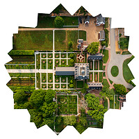 Buy canvas prints of Top down view of Governors Palace in Williamsburg Virginia by Steve Heap