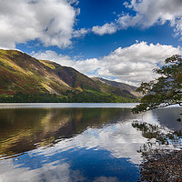 Buy canvas prints of Reflections in Buttermere in Lake District by Steve Heap