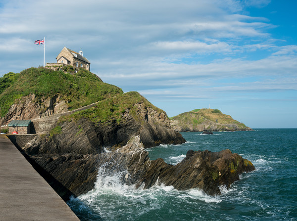 Sunrise over the tourist town of Ilfracombe in Dev Picture Board by Steve Heap