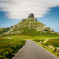 Buy canvas prints of Unique structure of the Valley of the Rocks near L by Steve Heap