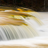 Buy canvas prints of Abstract rendition of heavily flooded waterfall by Steve Heap