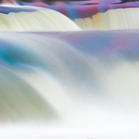 Buy canvas prints of Abstract rendition of heavily flooded waterfall by Steve Heap