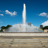 Buy canvas prints of Point State Park Fountain in downtown Pittsburgh by Steve Heap