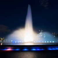 Buy canvas prints of Point State Park Fountain in downtown Pittsburgh a by Steve Heap