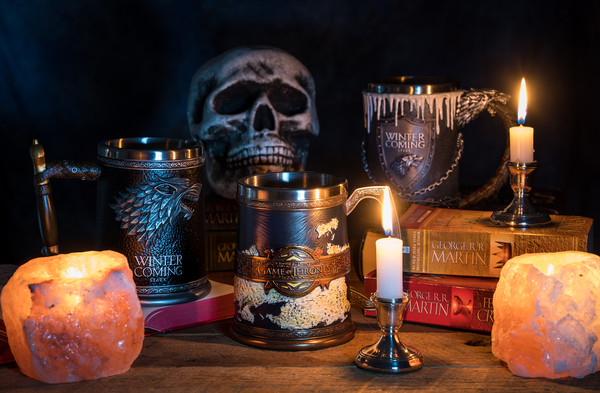 Winter is coming tankard from Game of Thrones Picture Board by Steve Heap