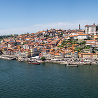 Buy canvas prints of City skyline of Porto in Portugal panorama by Steve Heap