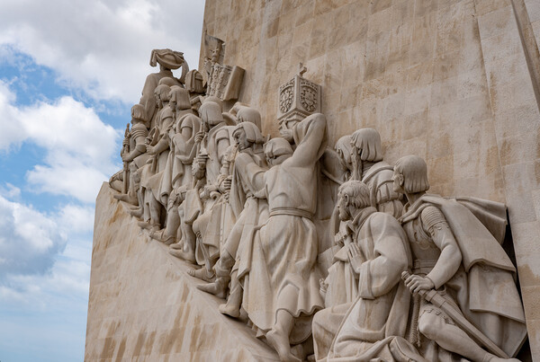 Monument of the Discoveries in Belem near Lisbon Picture Board by Steve Heap