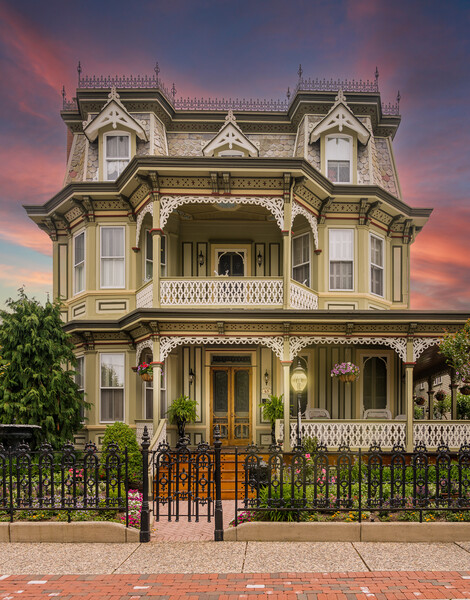 Victorian home in Cape May New Jersey Picture Board by Steve Heap