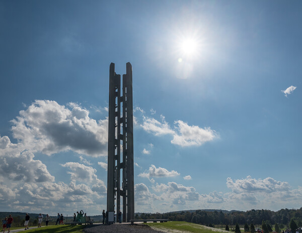 September 11, 2001 memorial site for Flight 93 in Shanksville Pe Picture Board by Steve Heap