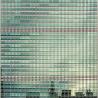 Buy canvas prints of Hundreds of office windows in New York skyscraper by Steve Heap