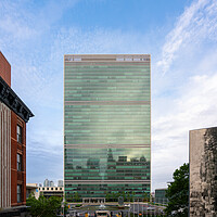 Buy canvas prints of Headquarters of United Nations in New York City by Steve Heap