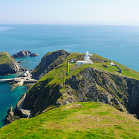 Buy canvas prints of Tourists land from MS Oldenburg on Lundy Island in Devon by Steve Heap