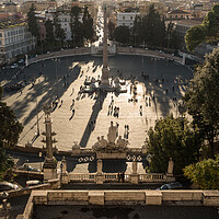 Buy canvas prints of Piazza del Popolo in Rome, Italy by Steve Heap