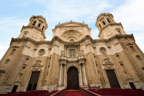 Cathedral in Cadiz, Southern Spain Picture Board by Steve Heap