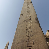 Buy canvas prints of Obelisk in Karnak by Jackie Davies