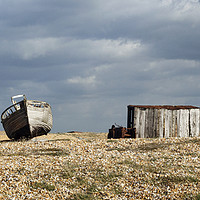 Buy canvas prints of Abandoned Boat by Jackie Davies
