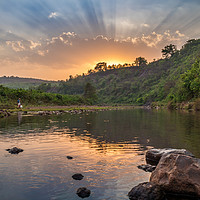 Buy canvas prints of The Beautiful World by Indranil Bhattacharjee